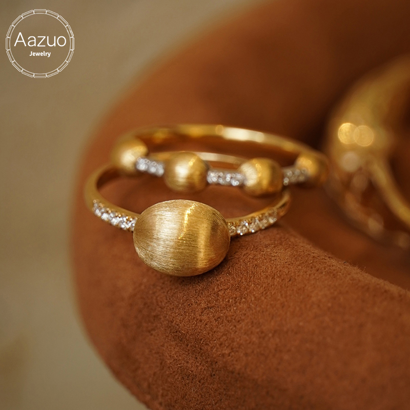 Vintage Fashion Rings For Women - Aazuo Fashion Vintage-Schmuck, echtes 18 Karat