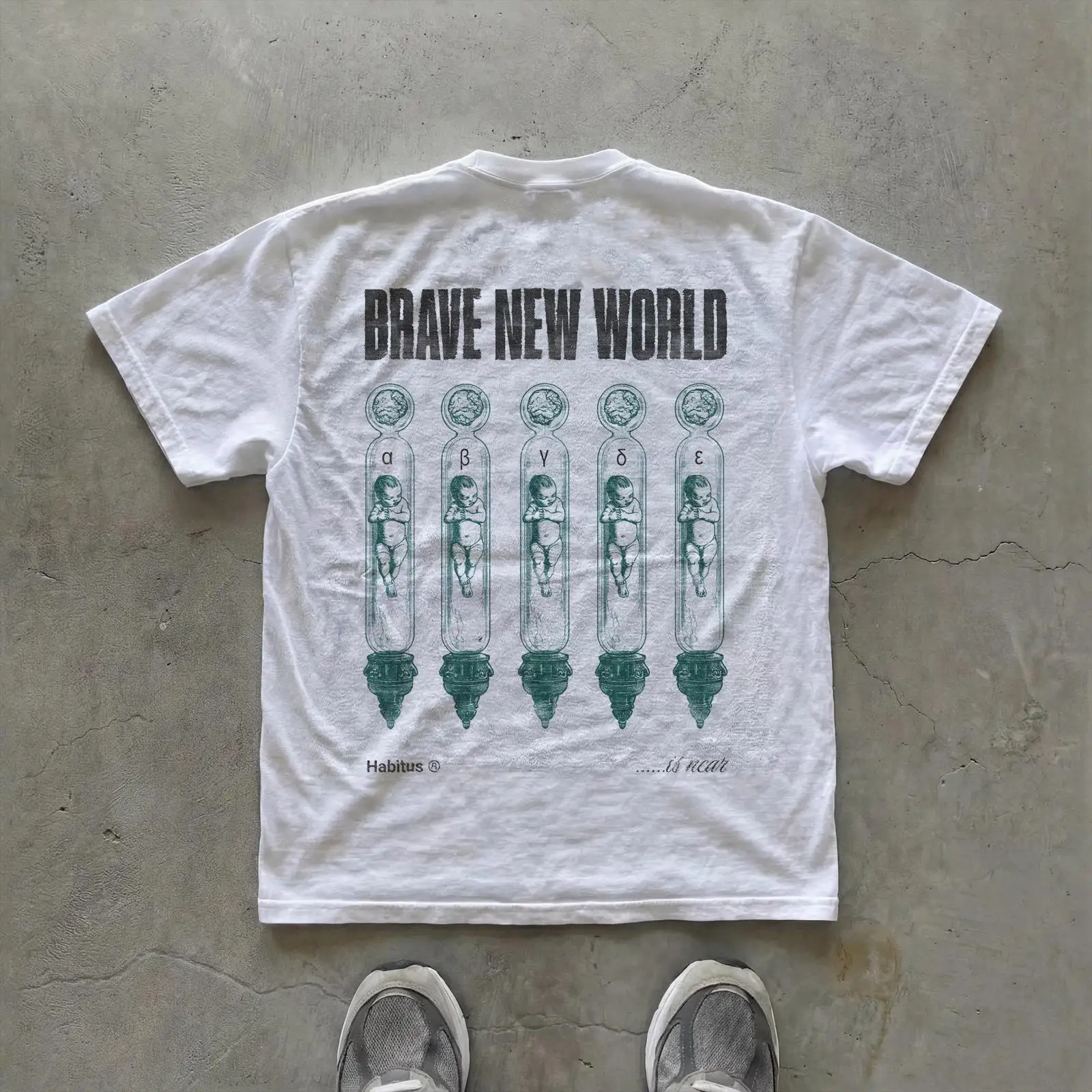 Vintage Fashion Knitwear Book - Brave New World T-Shirt, Aldous Huxley