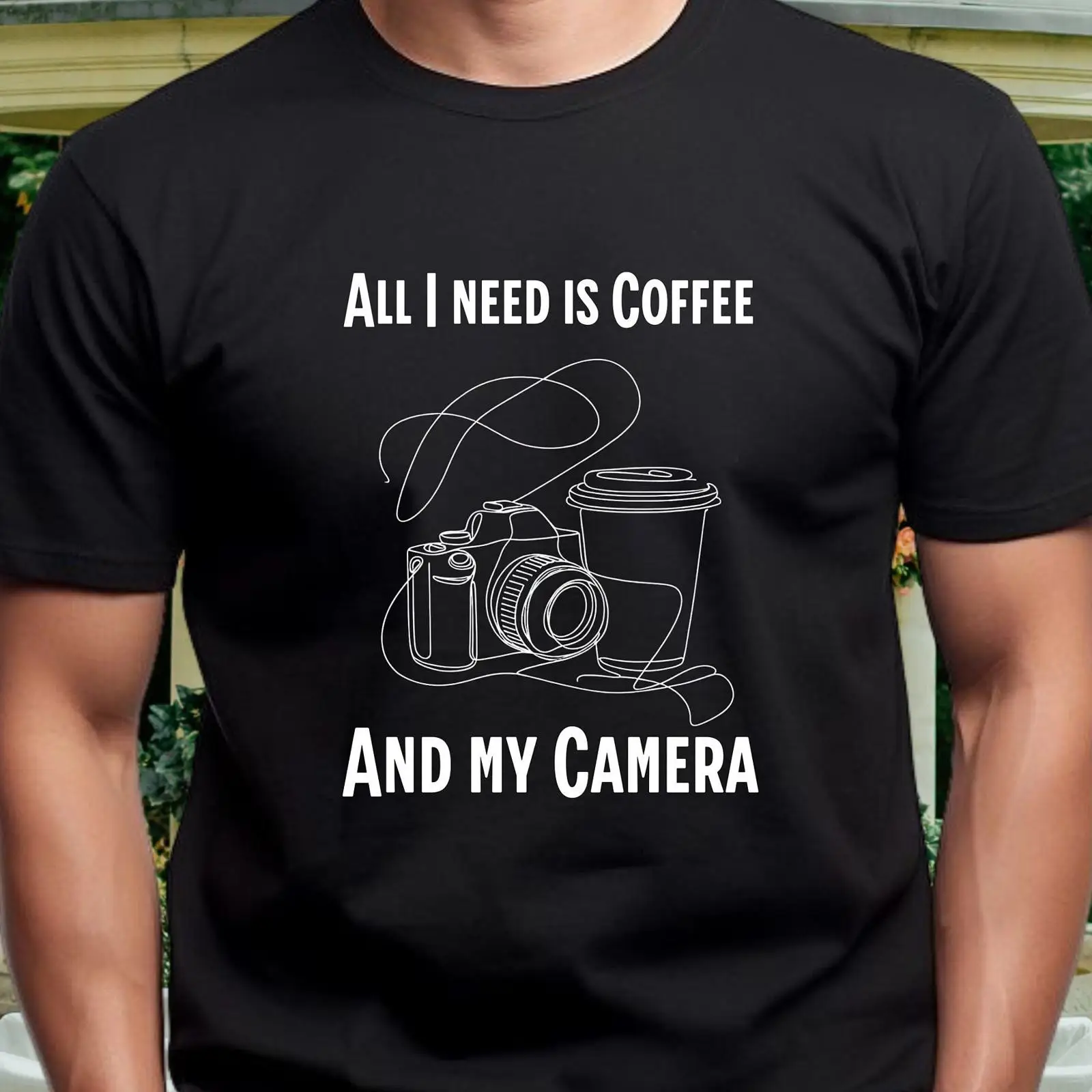 Vintage Fashion Photographers - Kaffee- und Kamera-T-Shirt für Fotografen, Vintage-Stil,