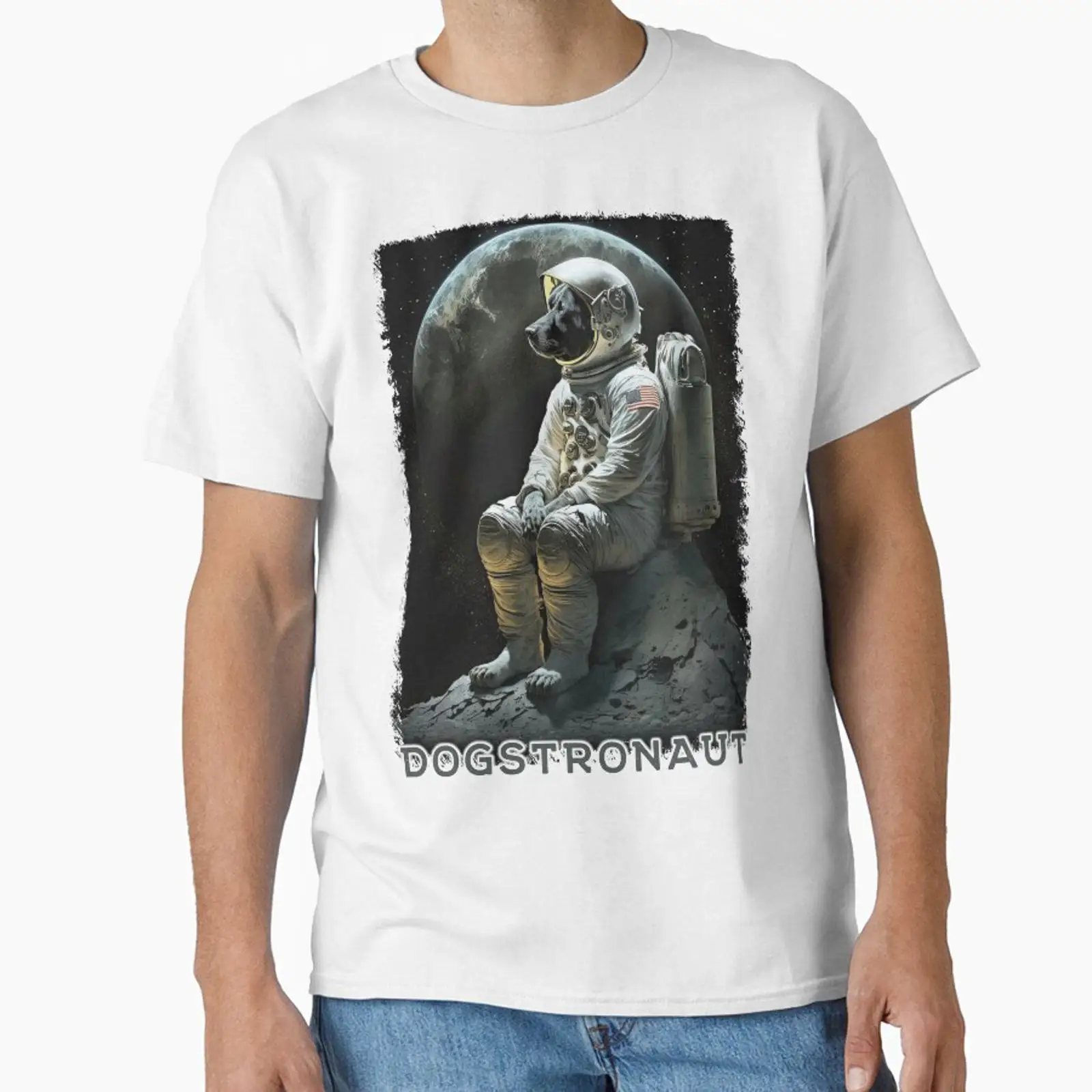 Quirky Vintage Fashion - Dogstronaut Cooles, ausgefallenes und niedliches Hunde-Astronauten-Design,