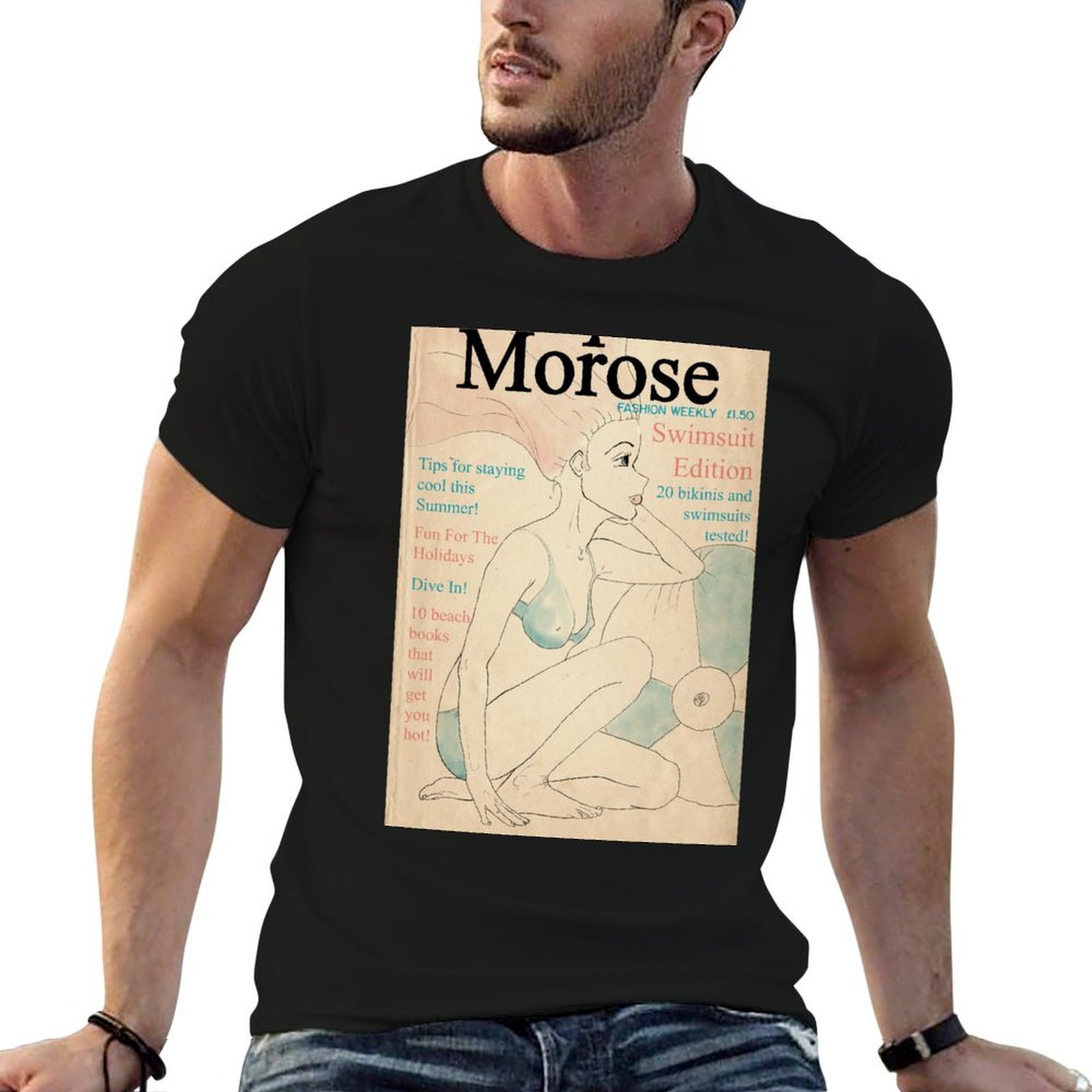 Vintage Fashion Magazine Covers - Retro/Vintage Fashion Magazine Cover-T-Shirt mit Bikini-