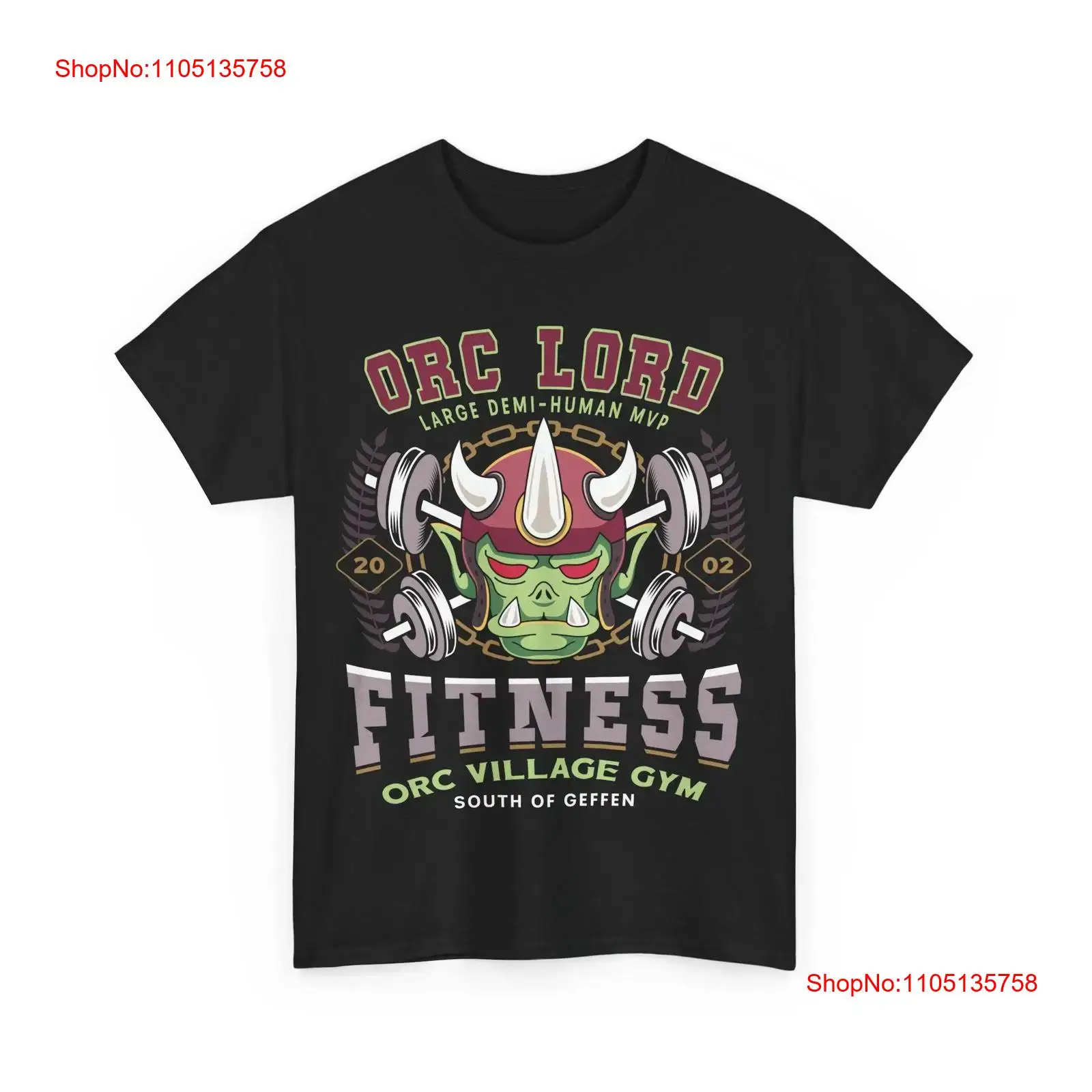 Vintage Fashion Videos - Geffen Orc Village Fitness T-Shirt Ragnarok