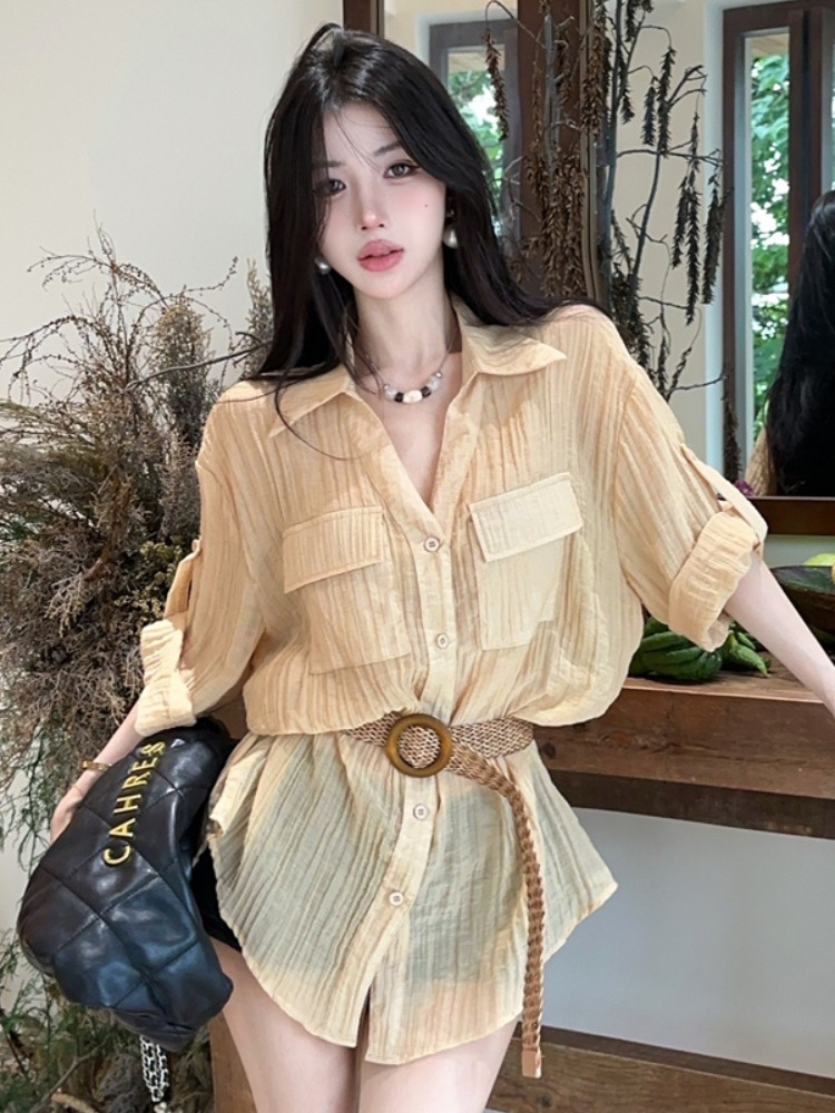 Vintage Fashion Old Money - Sommer Neuheit: Vintage Loose-Fit Hemd für