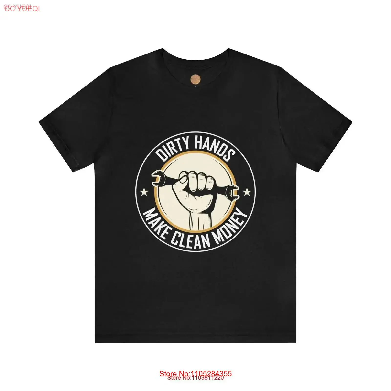 Vintage Fashion Jobs - Mechaniker-T-Shirt „Dirty Hands Make Clean Money“