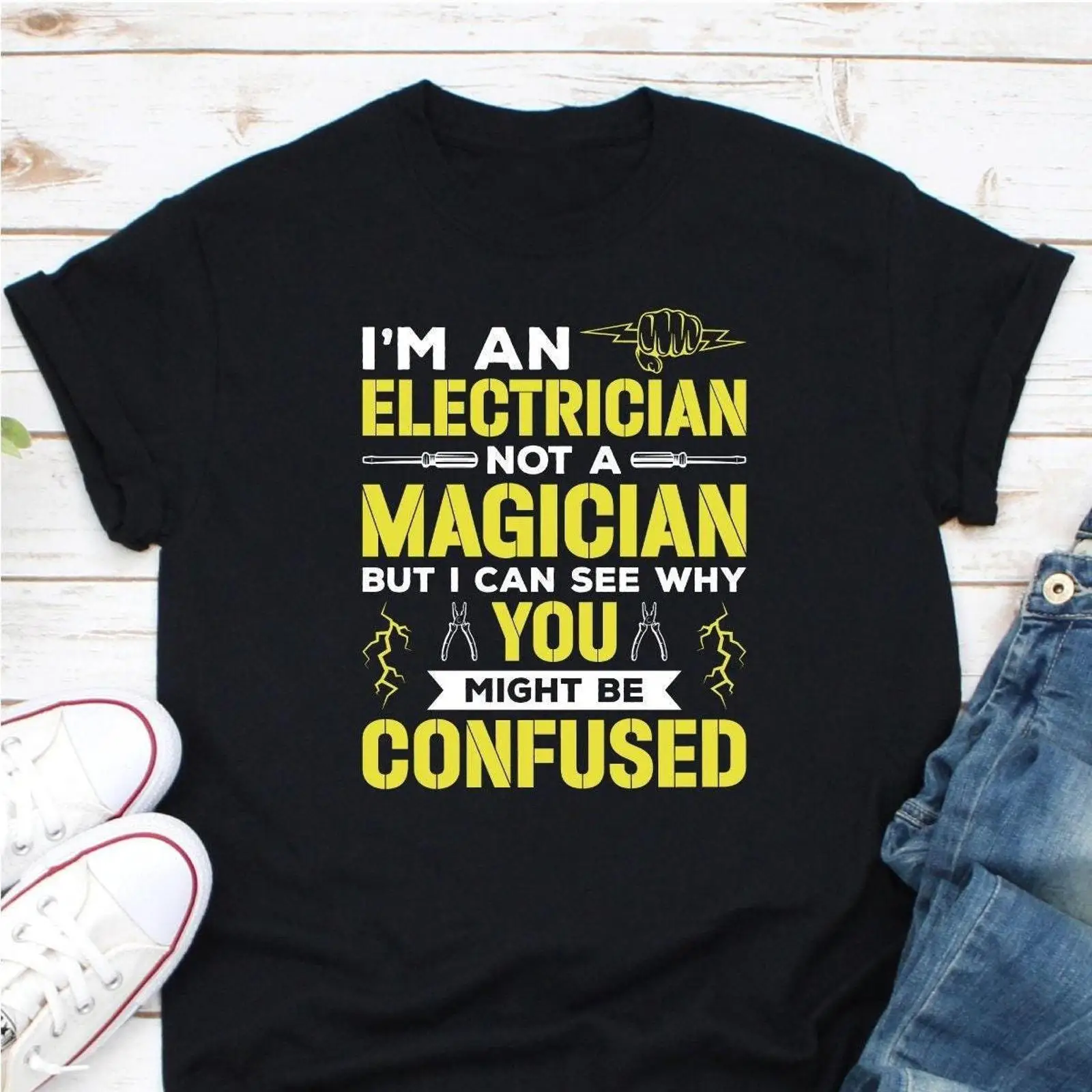 Vintage Fashion Jobs - Ich bin Elektriker, nicht Zauberer. Lustiges