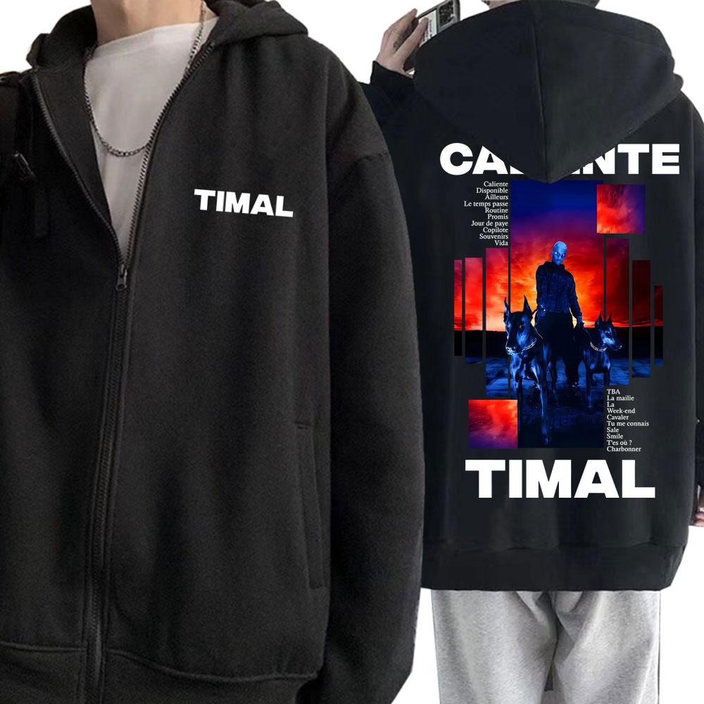Vintage Fashion Pop Up - Rapper Timal Caliente Trop Album Zipper