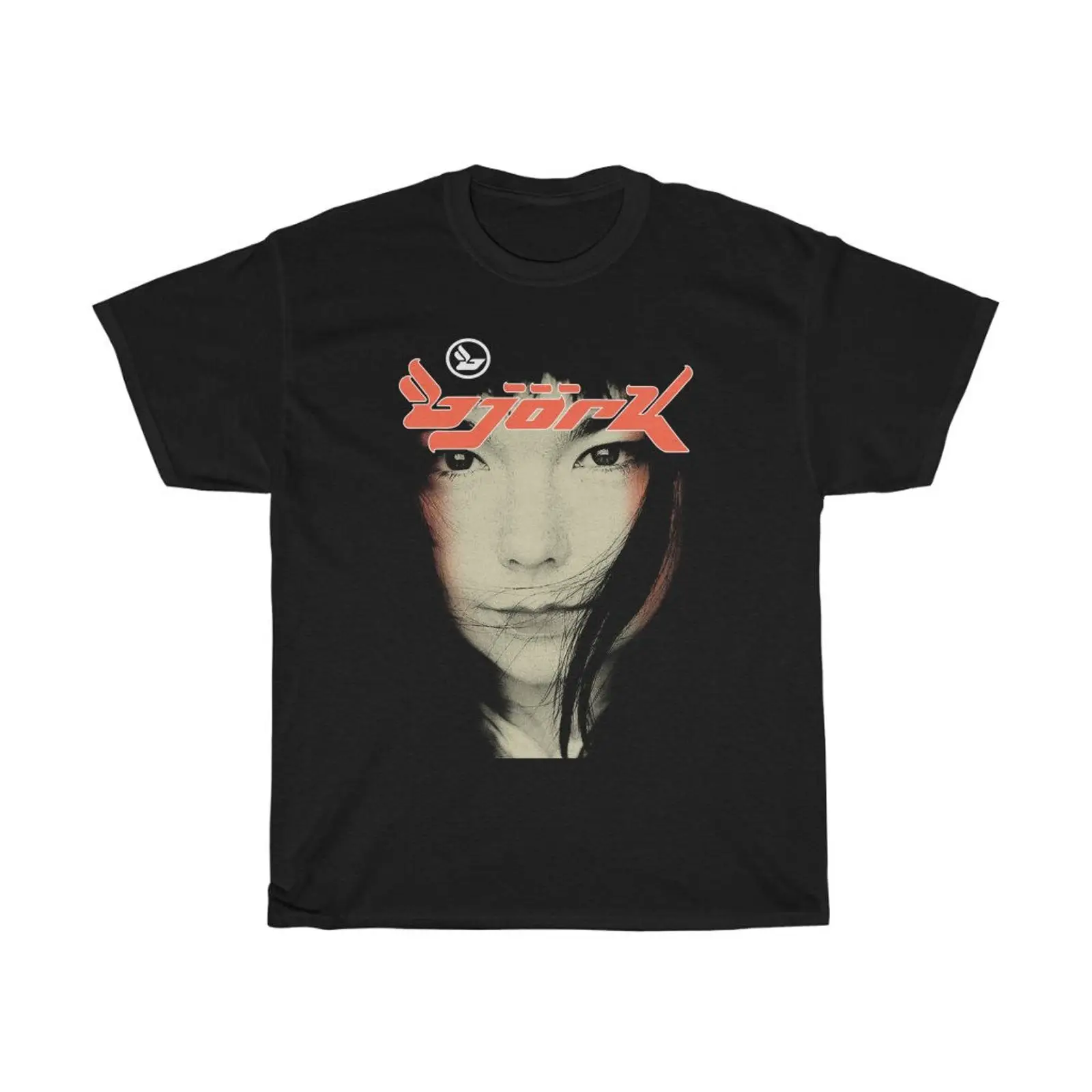 Vintage Fashion Photographers - Björk Homogenic Face Photograph Logo T-Shirt