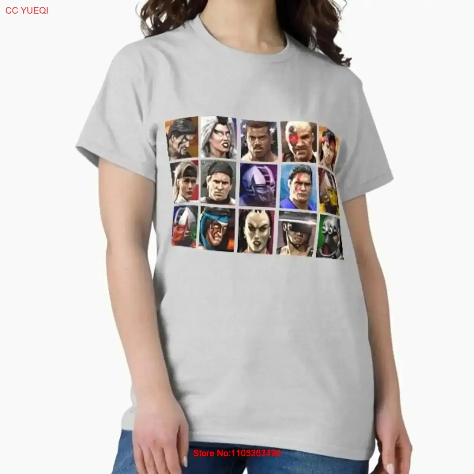 Vintage Fashion Videos - Mortal Kombat 3 Select Fighters Videospiel-T-Shirt,