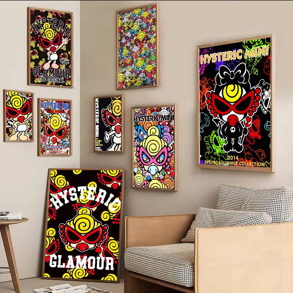 Vintage Fashion Prints For Wall - Japan Fashion H-Hysteric M-Mini Hochwertige Drucke