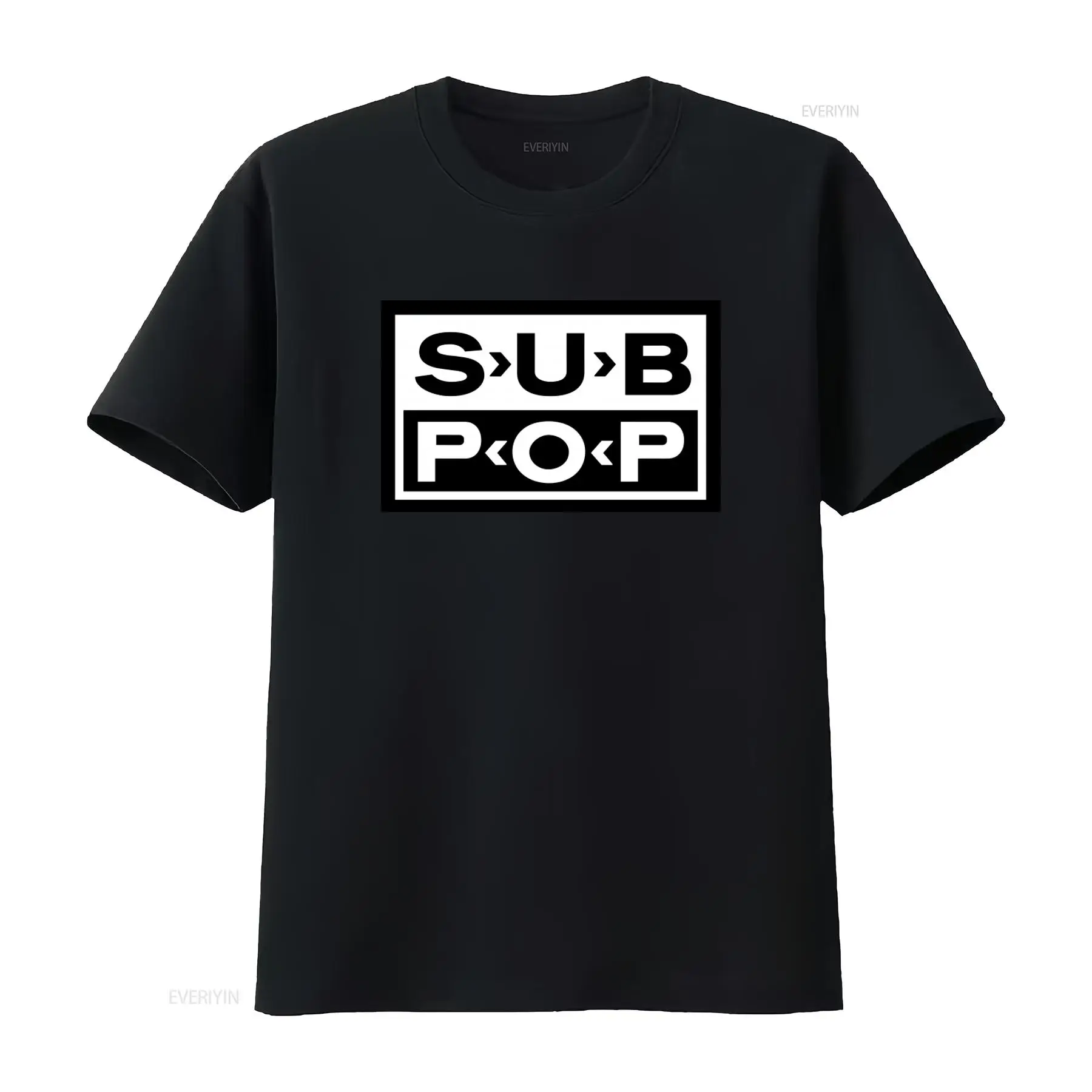 Sub Pop Logo T-Shirt Schwarz m – Vintage Fashion Style Men Bewertung und Preis