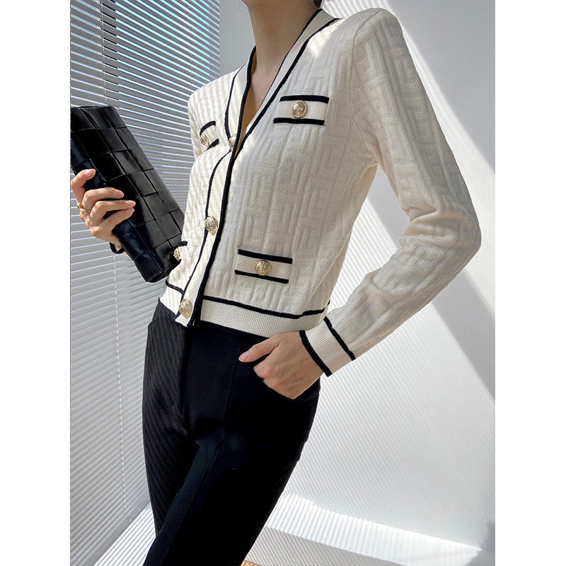 Frühling Herbst Neue V-ausschn – Crop Cardigan Vintage Bewertung und Preis