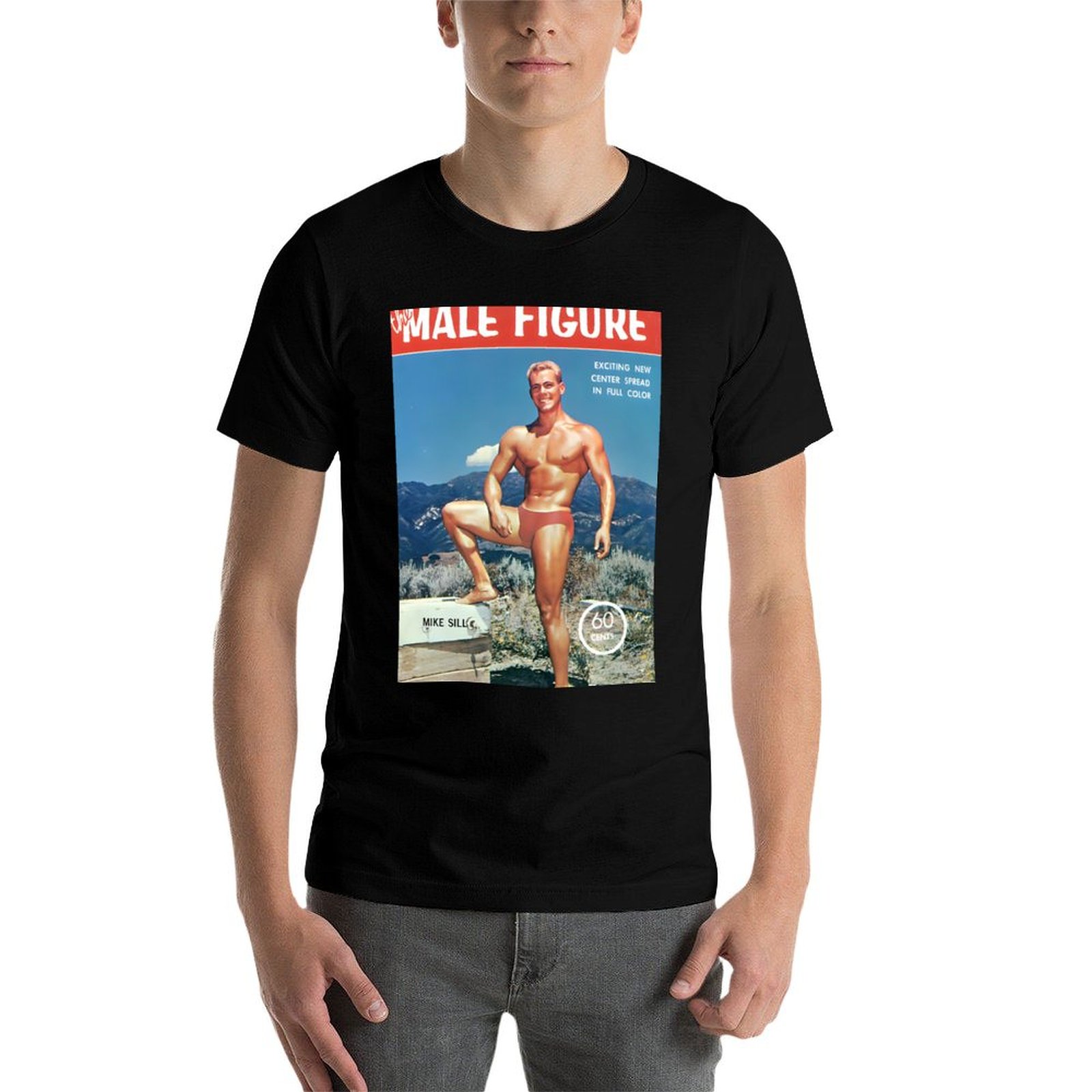 Die männliche Figur mit Mike S – Vintage Fashion Magazine Covers Bewertung und Preis