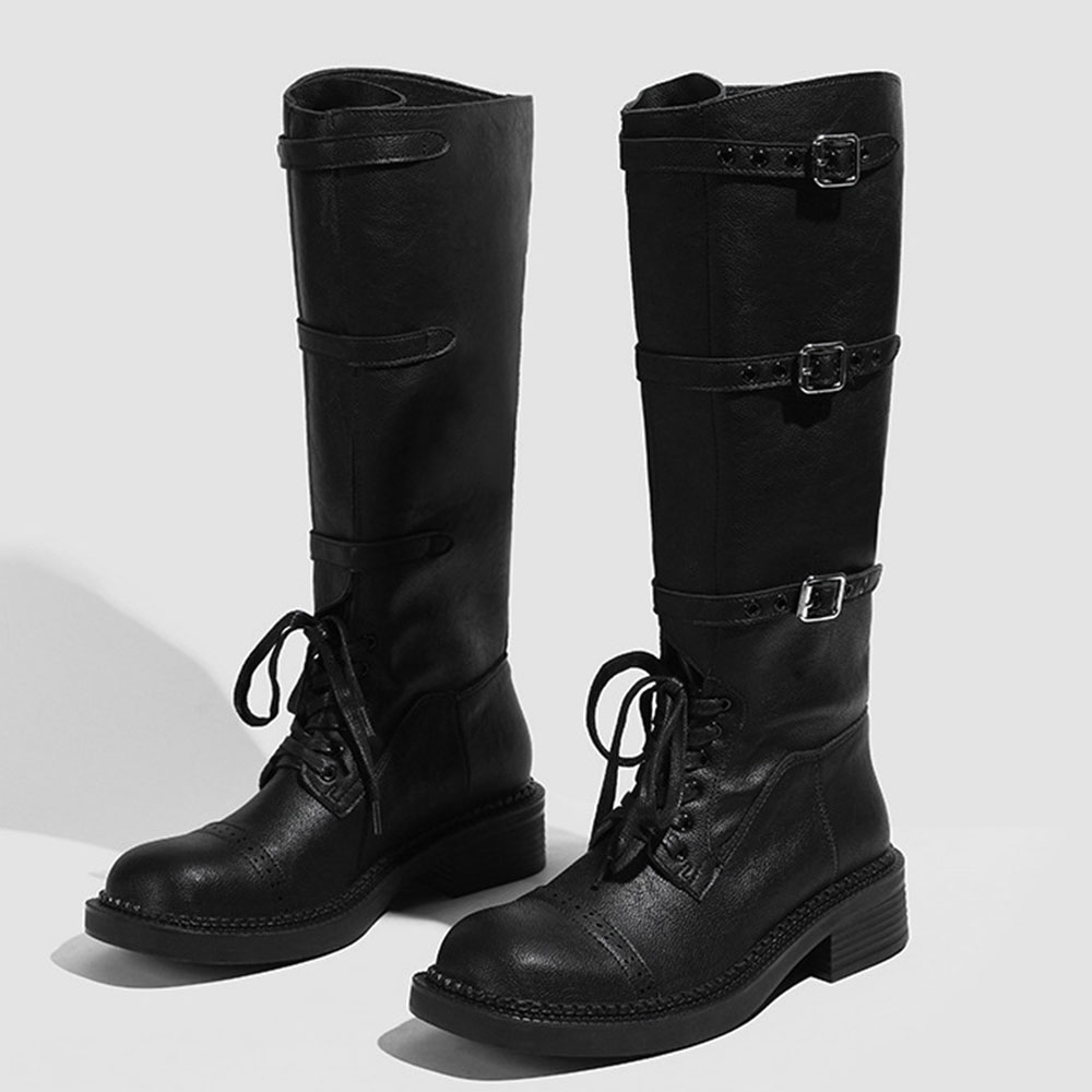 Frauen Kniehohe Stiefel Vintag – Vintage Fashion Style Bewertung und Preis