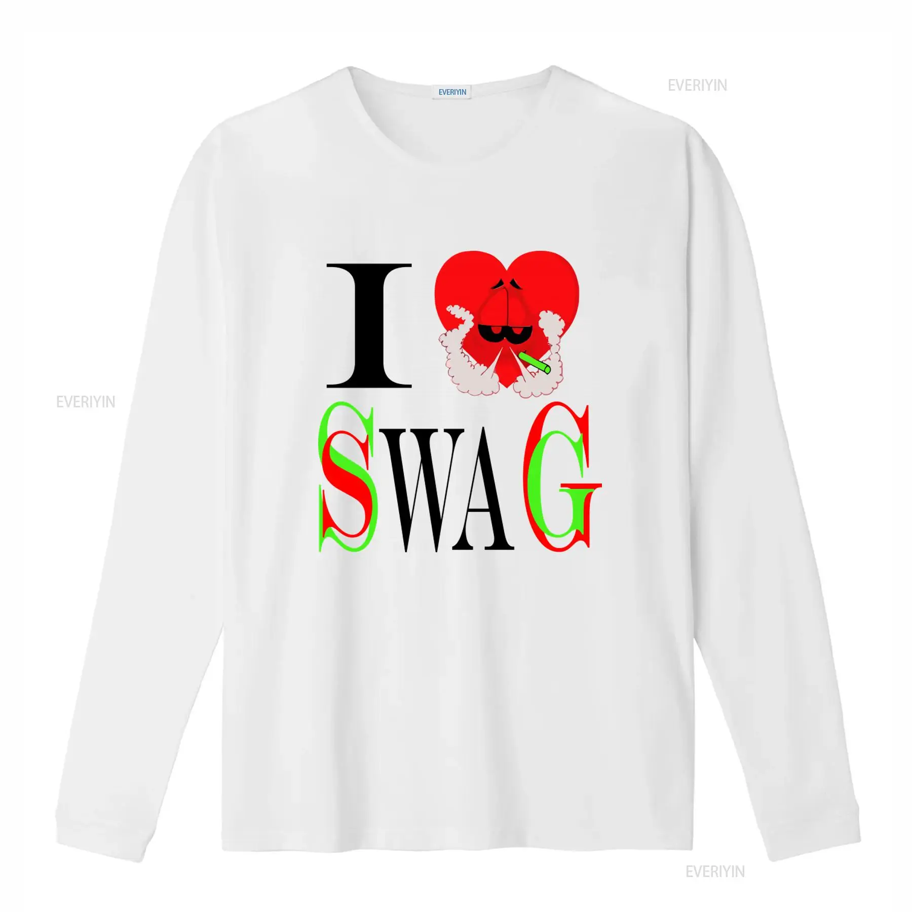 I Swag T-Shirt mit Herz-Print  – Vintage Fashion Style Men Bewertung und Preis