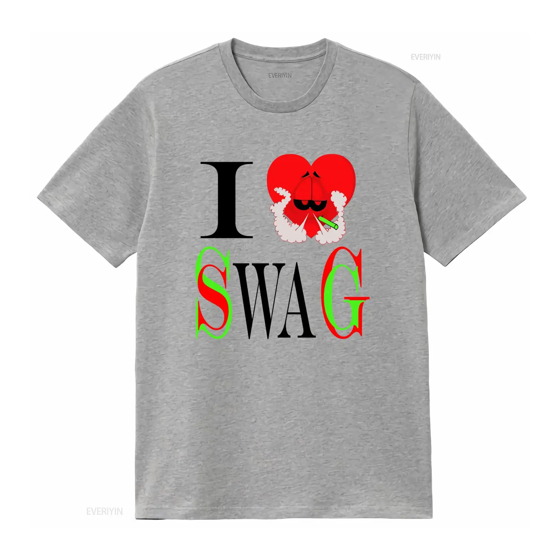 I Swag T-Shirt mit Herz-Print  – Vintage Fashion Style Men Bewertung und Preis