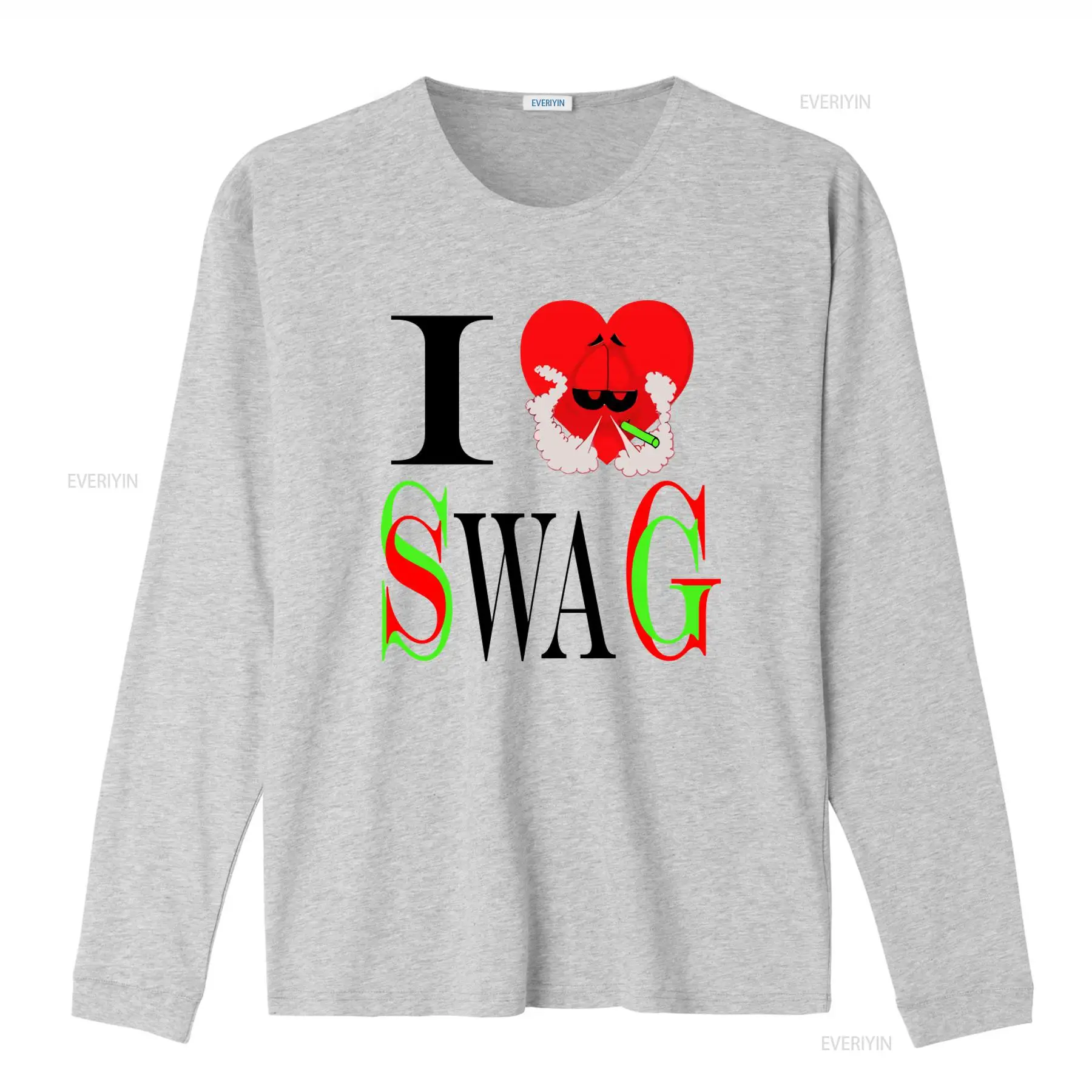 I Swag T-Shirt mit Herz-Print  – Vintage Fashion Style Men Bewertung und Preis