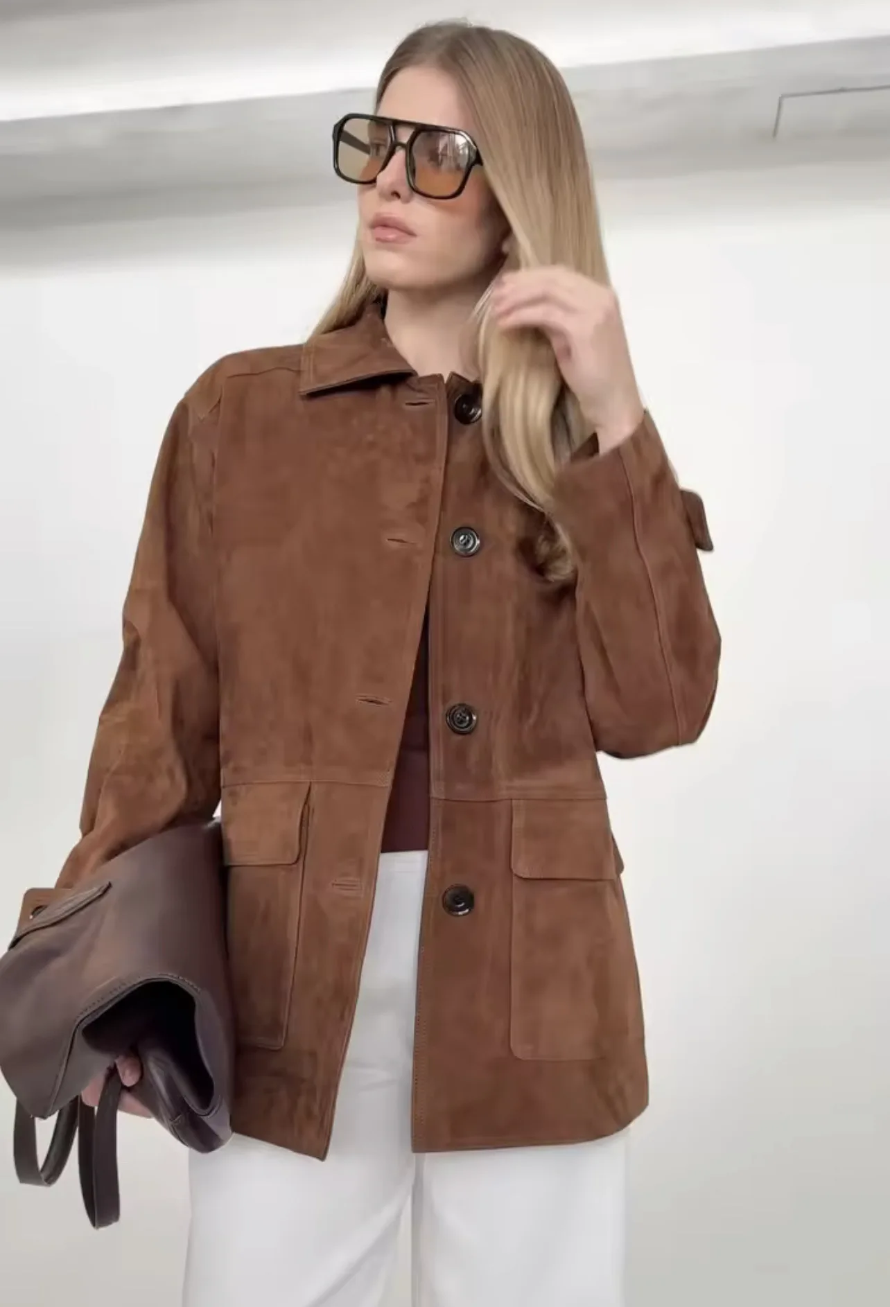 Neue Mode Damen Old Money Brau – Vintage Fashion Old Money Bewertung und Preis