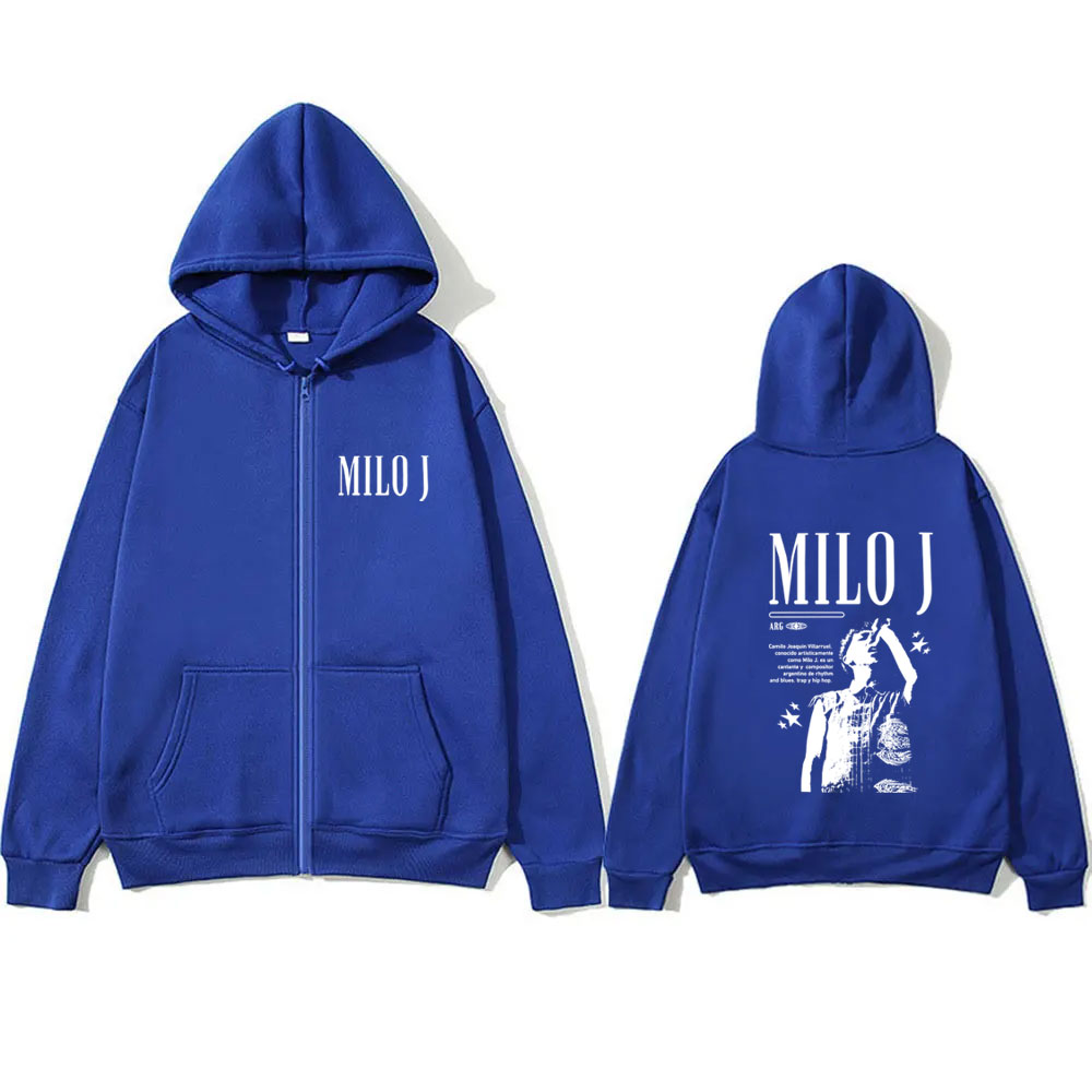 Rapper Milo J Grafik Zipper Ho – Vintage Fashion Pop Up Bewertung und Preis