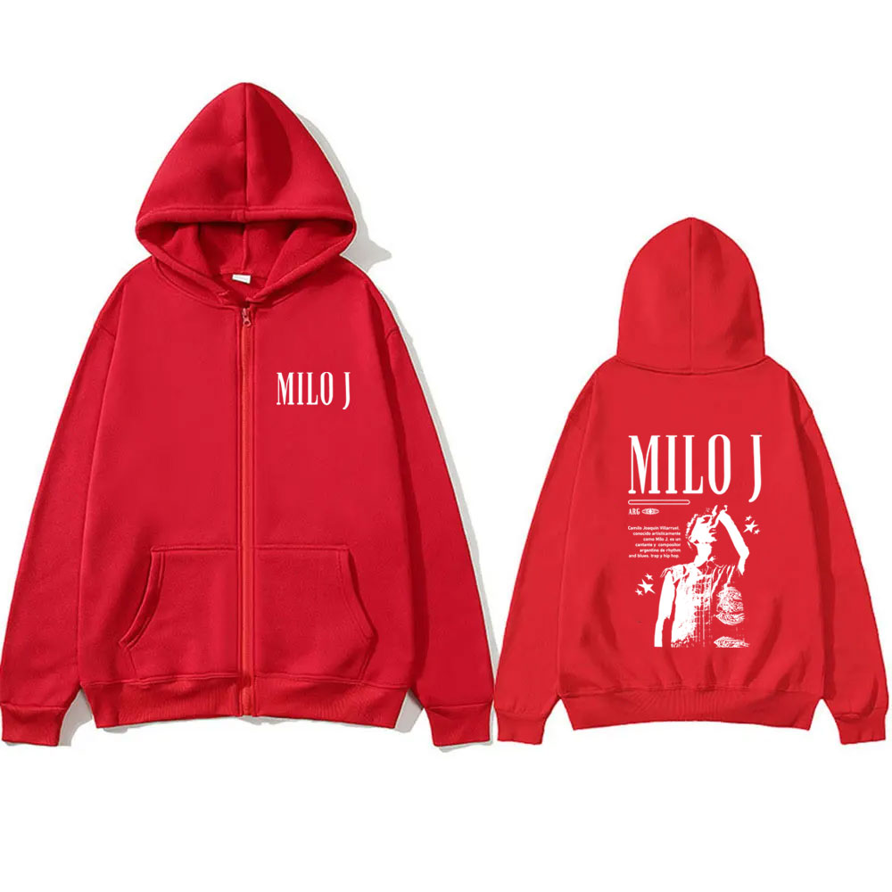Rapper Milo J Grafik Zipper Ho – Vintage Fashion Pop Up Bewertung und Preis