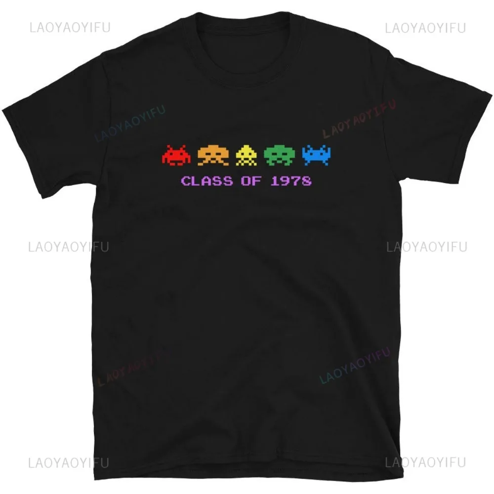 80er 70er Jahre Arcade Galaga  – Vintage Fashion Style Men Bewertung und Preis