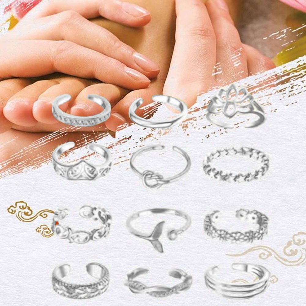 Legierung Strand Fußschmuck Lo – Vintage Fashion Rings For Women Bewertung und Preis