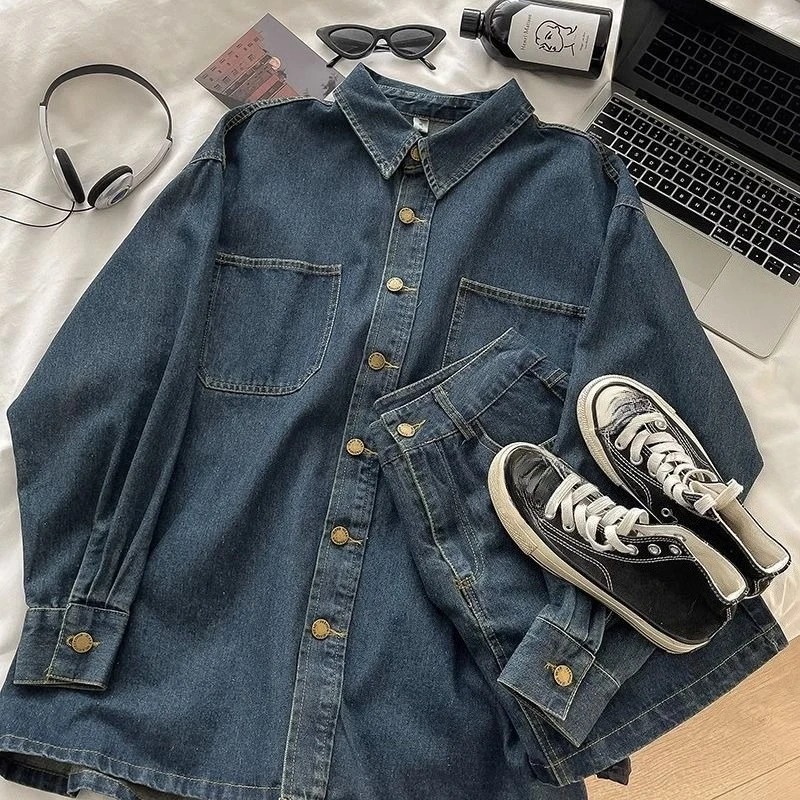 Y2K Denim-Rock-Set: Vintage Ja – Vintage Fashion Style Bewertung und Preis