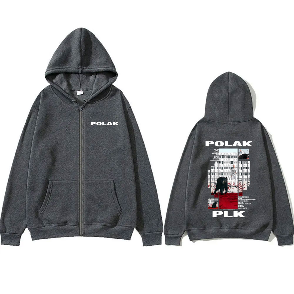Rapper Plk Polak Print Zipper  – Vintage Fashion Pop Up Bewertung und Preis