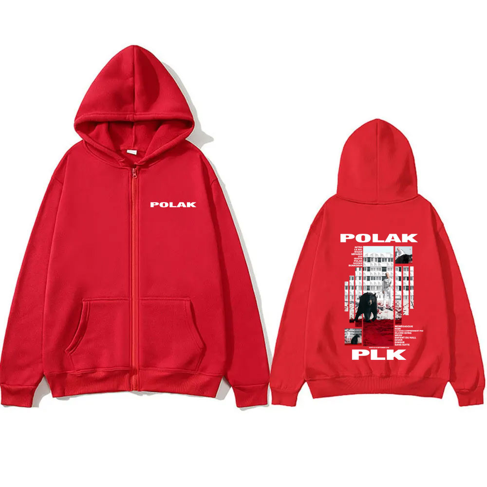 Rapper Plk Polak Print Zipper  – Vintage Fashion Pop Up Bewertung und Preis