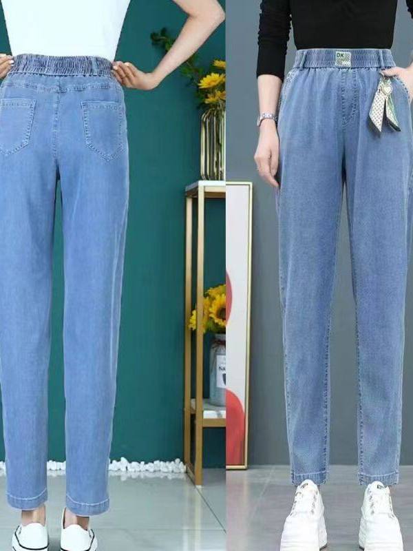 High-Waist Straight Leg Ice Si – Mom Jean High Rise Bewertung und Preis