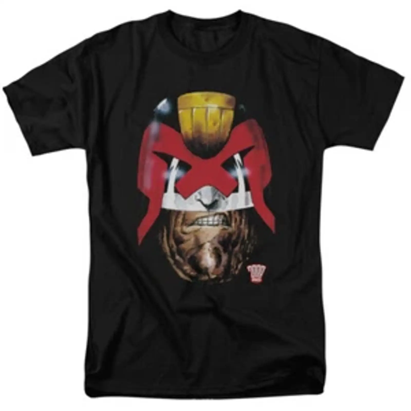 Judge Dredd Head Logo T-Shirt, – Vintage Fashion Knitwear Book Bewertung und Preis