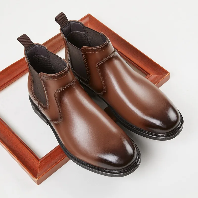 Vintage Herren-Oxford-Stiefel  – Vintage Fashion Style Men Bewertung und Preis