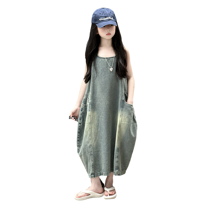 Vintage Blau Kinder Mädchen Ho – Vintage Fashion Outfit Bewertung und Preis