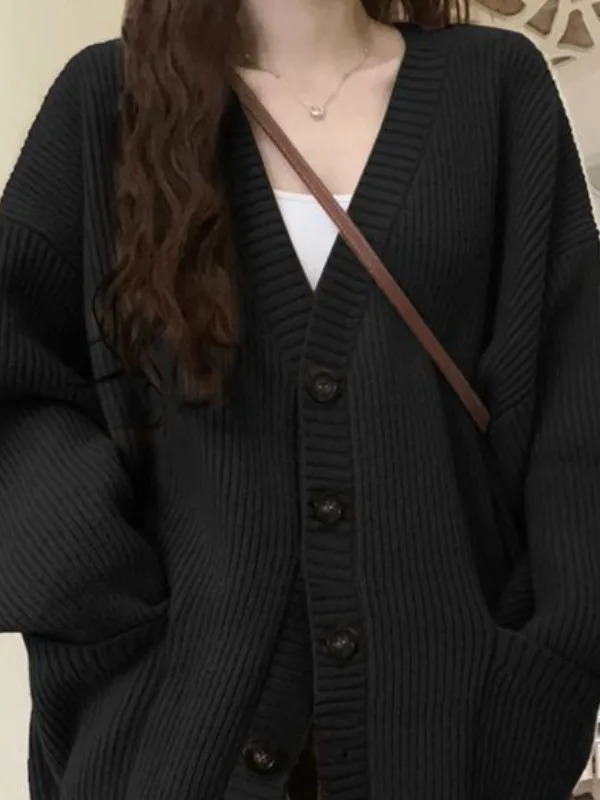 Lose Strickjacke Frauen Langar – Crop Cardigan Vintage Bewertung und Preis