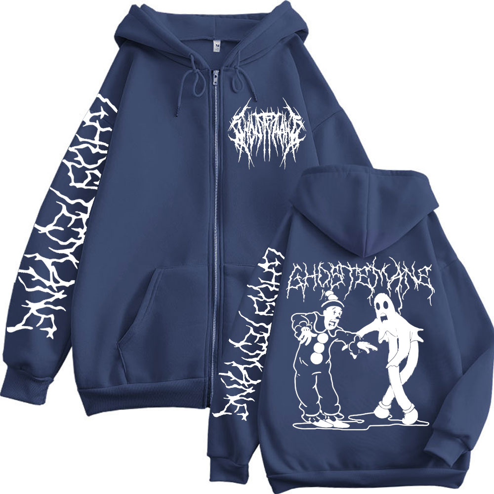 Ghostemane Print Zipper Hoodie – Vintage Fashion Pop Up Bewertung und Preis