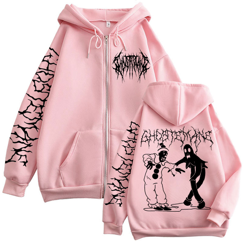 Ghostemane Print Zipper Hoodie – Vintage Fashion Pop Up Bewertung und Preis