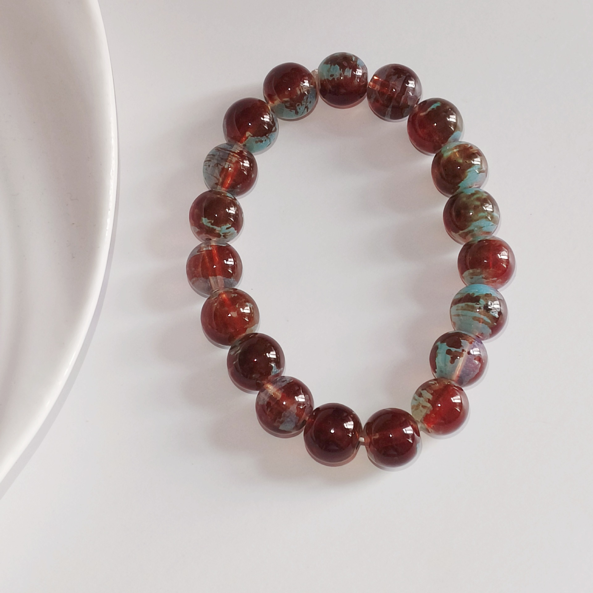 Einfaches Rundperlen-Armband,  – Vintage Fashion Pop Up Bewertung und Preis