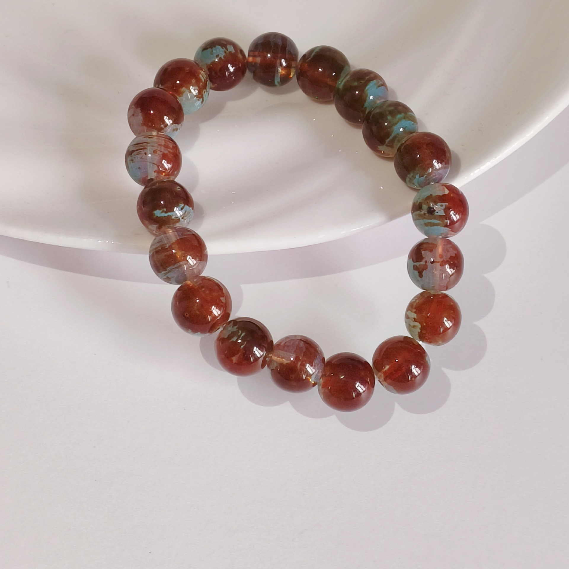 Einfaches Rundperlen-Armband,  – Vintage Fashion Pop Up Bewertung und Preis